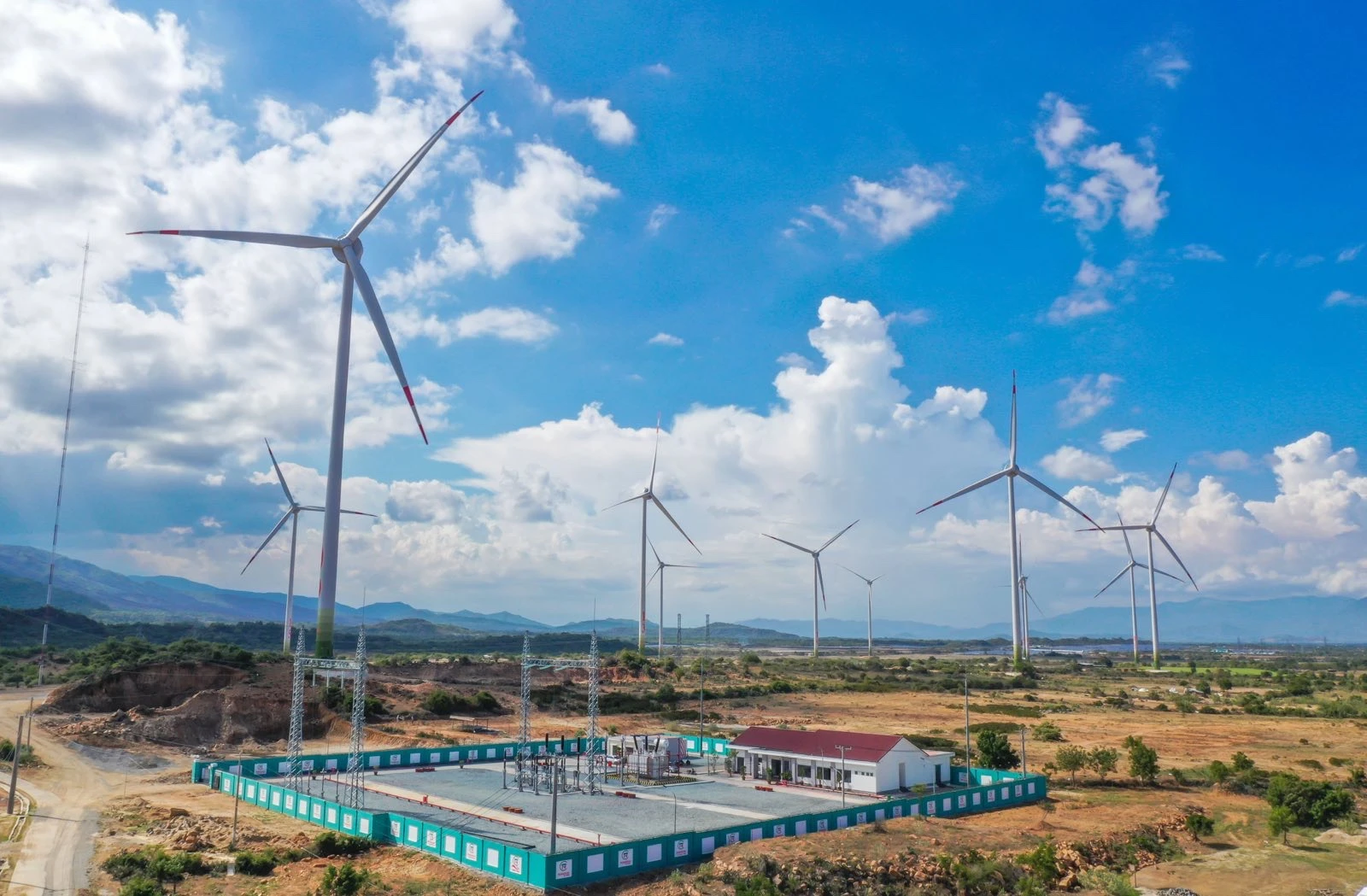 Dự án điện gió triển khai tại Ninh Thuận